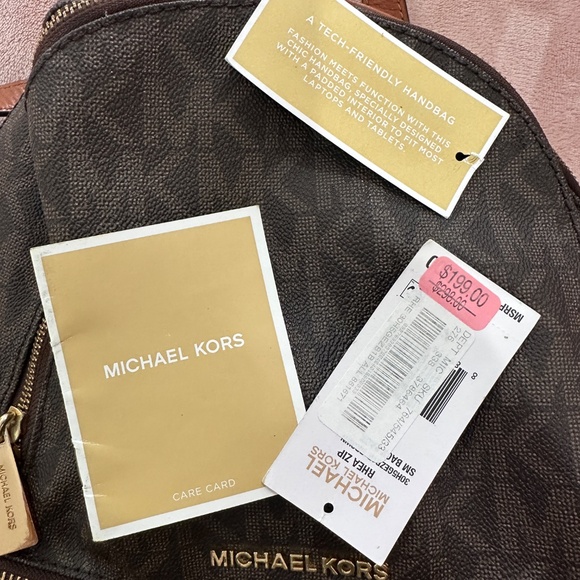 Michael Kors Brown Backpack - Picture 4 of 4